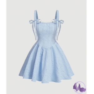 Blue Blossom Corset Dress