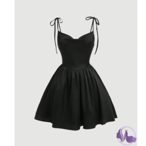 Elegant Black Corset Dress
